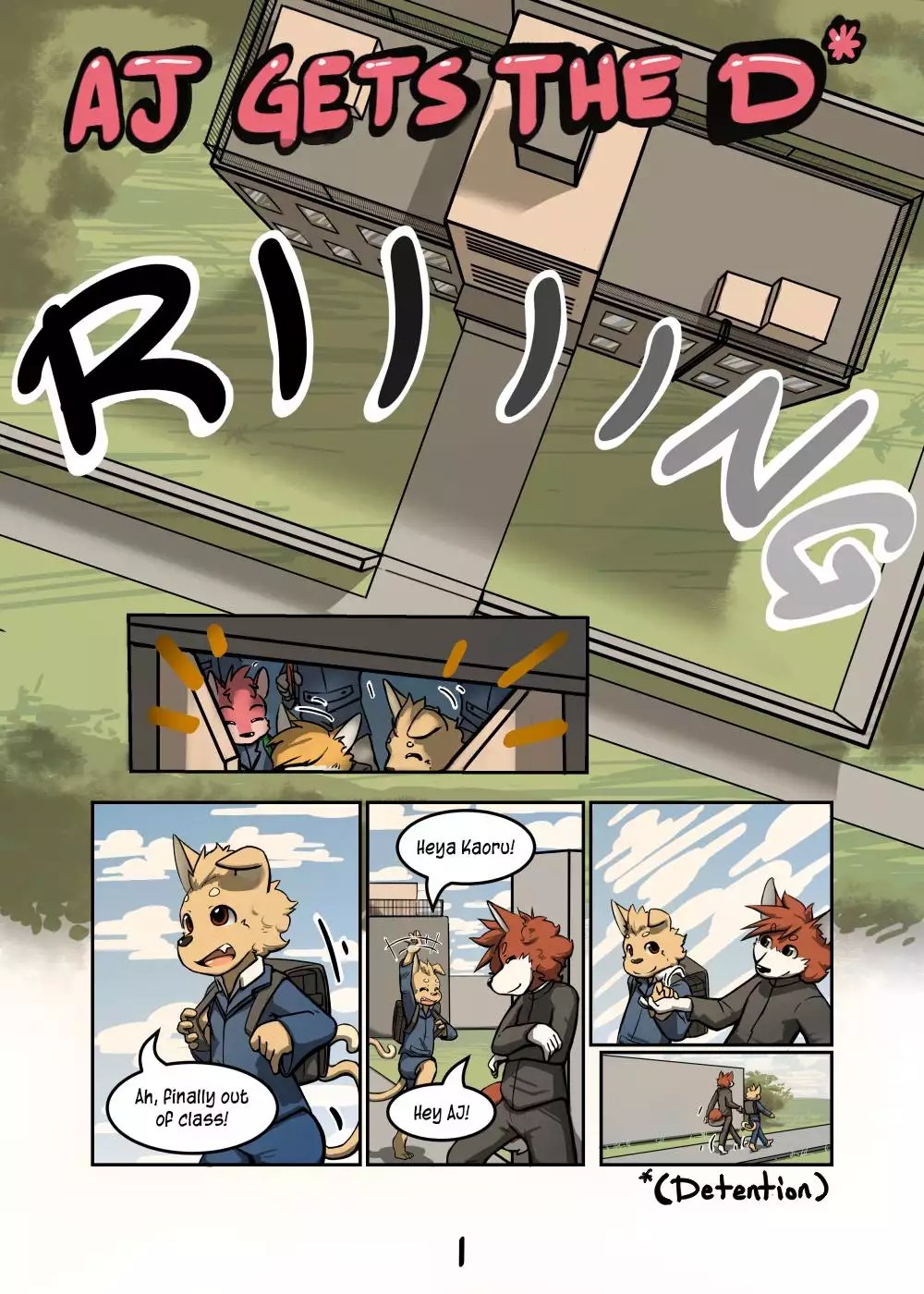 [AJ Gets the D] Furry Yiff Comic